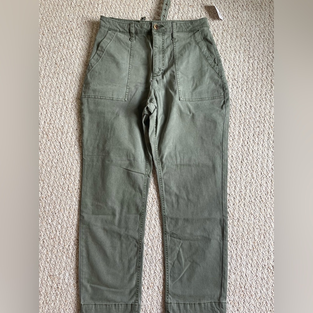 Old Navy High-Waisted Straight Canvas Workwear Pants